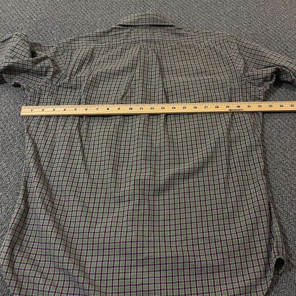 Polo Ralph Lauren Shirt Medium M Long Sleeve Classic Fit Plaid - Picture 10 of 12